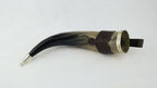 Viking runes Horn with Leather Belt Frog