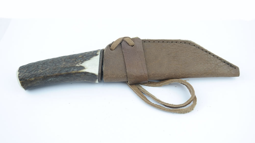 Small Scramsax, Genuine Stag Handle, Stainless Steel Blade