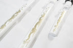 Set of 3 White Dragon Samurai Swords on Stand