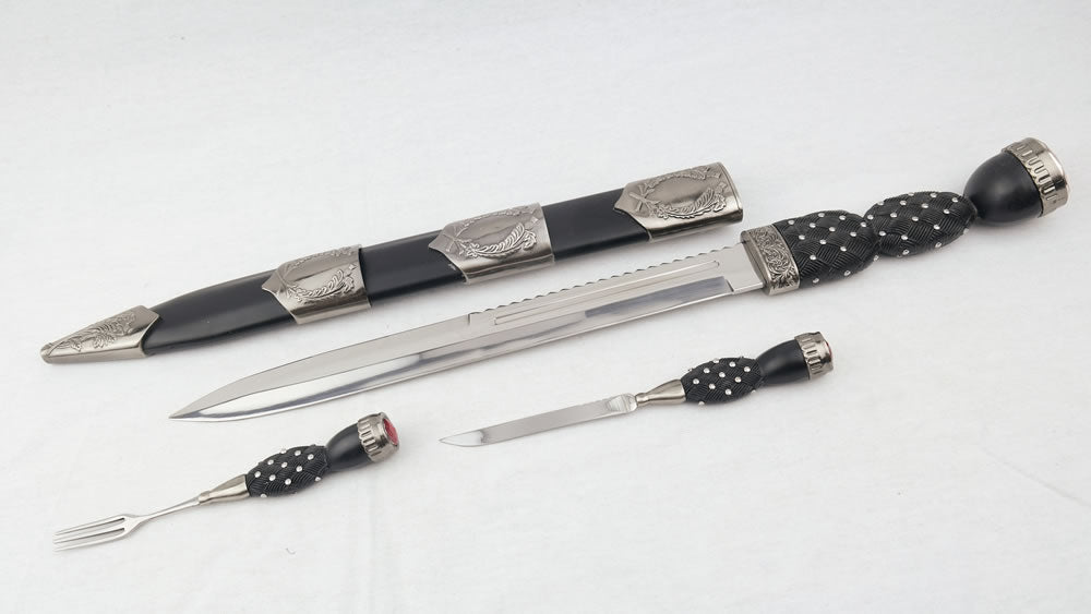 Scottish Dirk with Knife and Fork