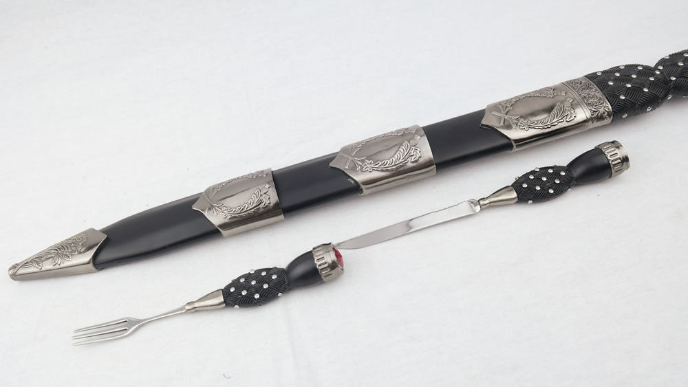 Scottish Dirk with Knife and Fork