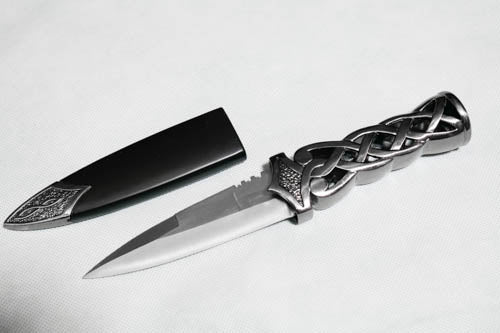 Celtic Knotwork Sgian Dubh