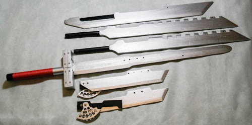 Wooden Multiblade Sword