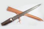 Scottish Dirk with Genuine Stag Antler Handle (Damascus Steel)