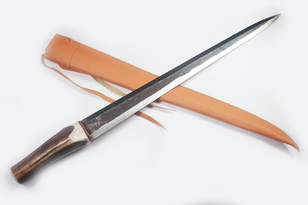Scottish Dirk with Genuine Stag Antler Handle (Carbon Steel)
