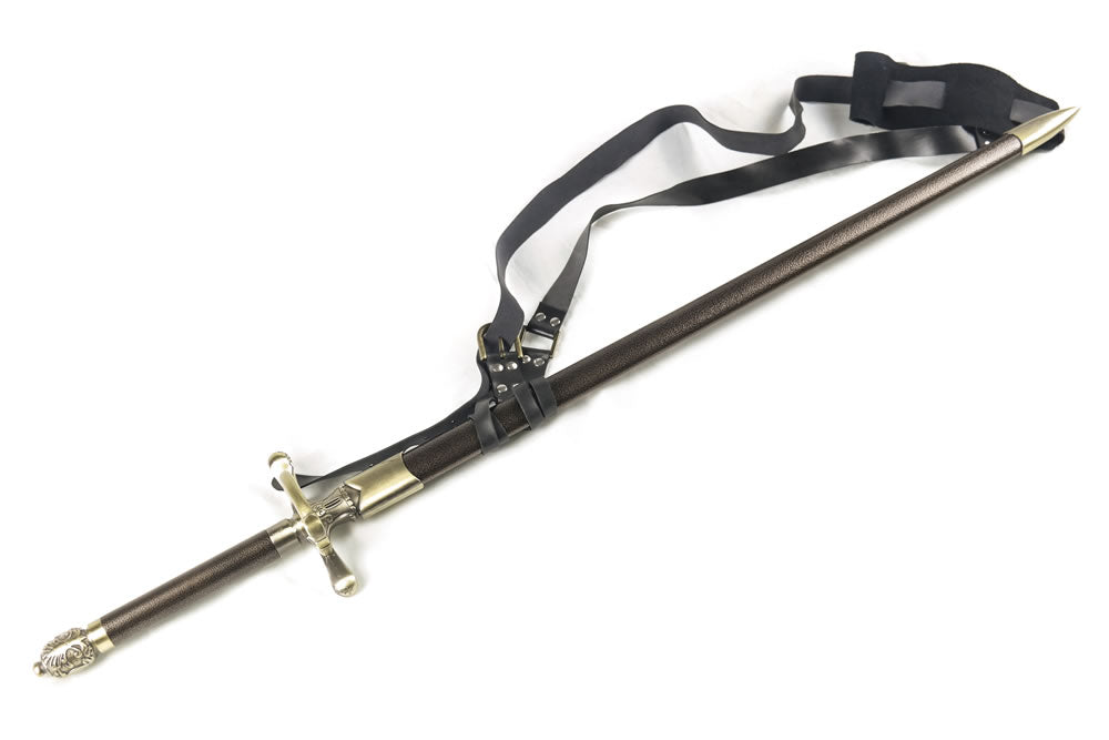 Young Female Assassin Sword in Sheath