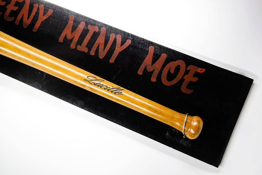 Wooden Bat on Plaque