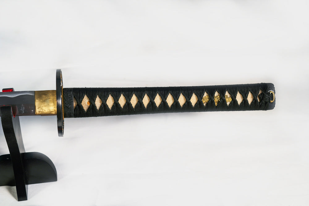 'Shogun's Red Rage' Katana with 1095 Makuri Lamination