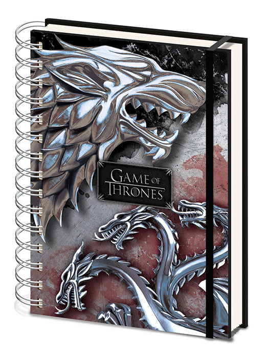 Stark and Targaryen A5 Notebook 
