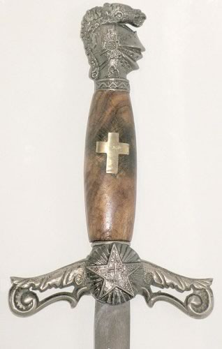 Masonic Sword with Templar Cross