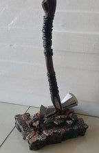 Large Resin Axe with Stand