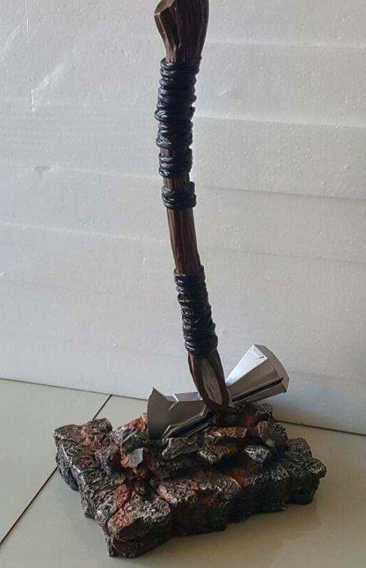 Small Resin Axe with Stand