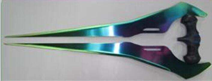 Double Bladed Fantasy Knife (Titanium)