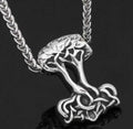 Tree of Life Mjolnir in Viking Pouch