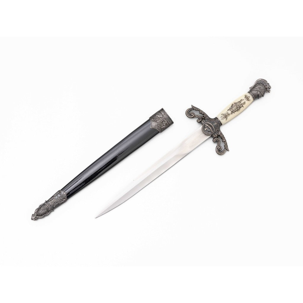 Masonic Dagger in Imitation Scrimshaw