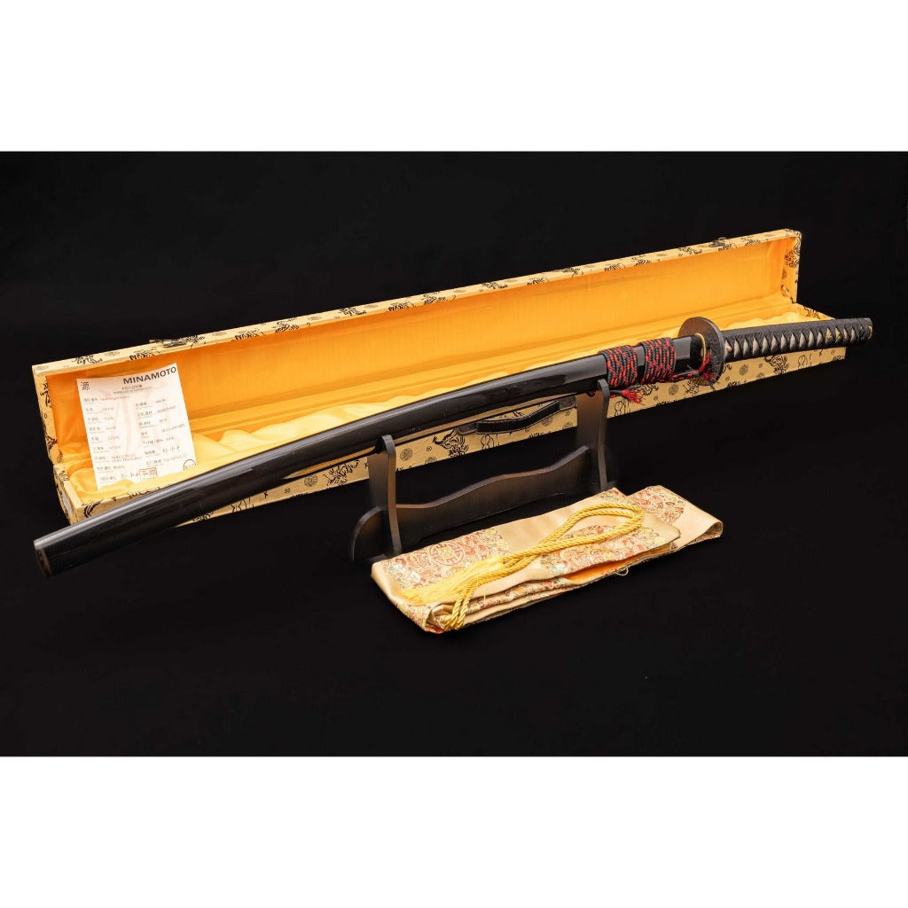 Mortal Blade Wootz Steel Hand Forged Katana Clay Tempered