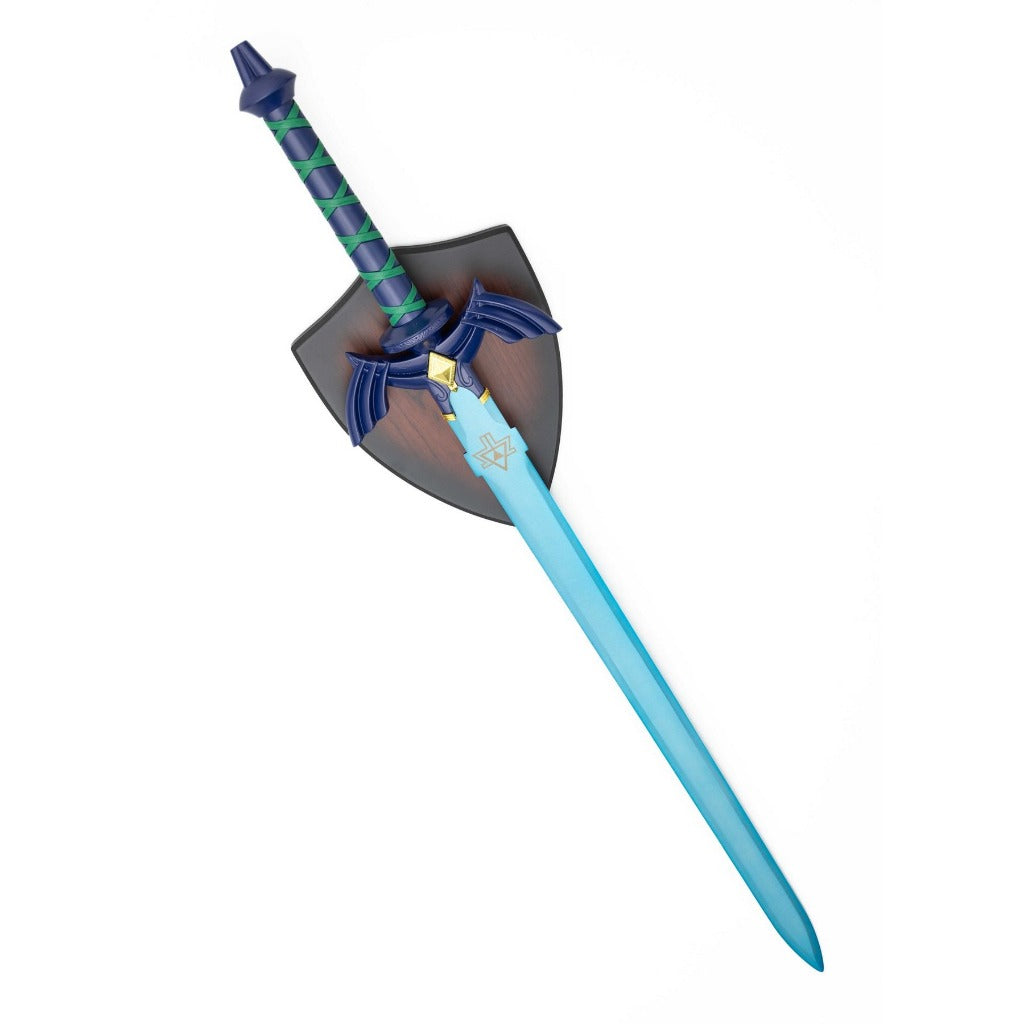 Blue sword with Striped Green Handle