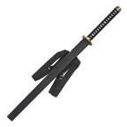 Wood Chain Sword with Leather Scabbard