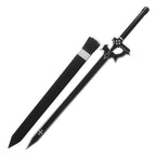 Wood Black / Silver Sword