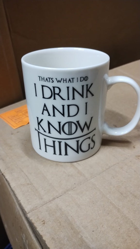I Drink and I Know Things Mug - Reduced item - №57