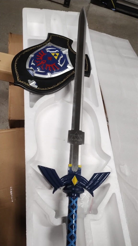 Blue Sword and Shield with Plaque - Reduced item - №61