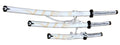 White Set of 3 with Dragon (Carbon Steel Blade)