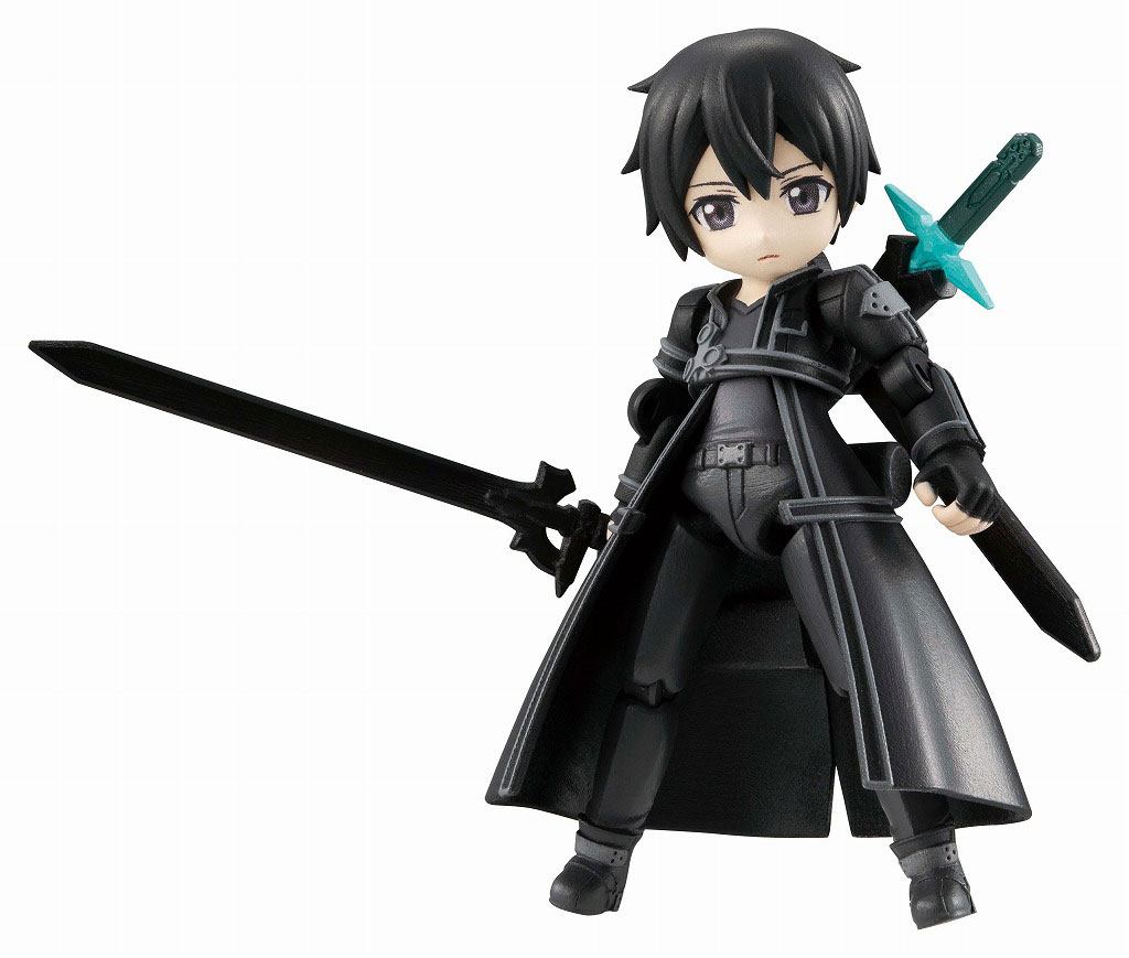 8cm Kirito with Dark Repulser and Elucidator