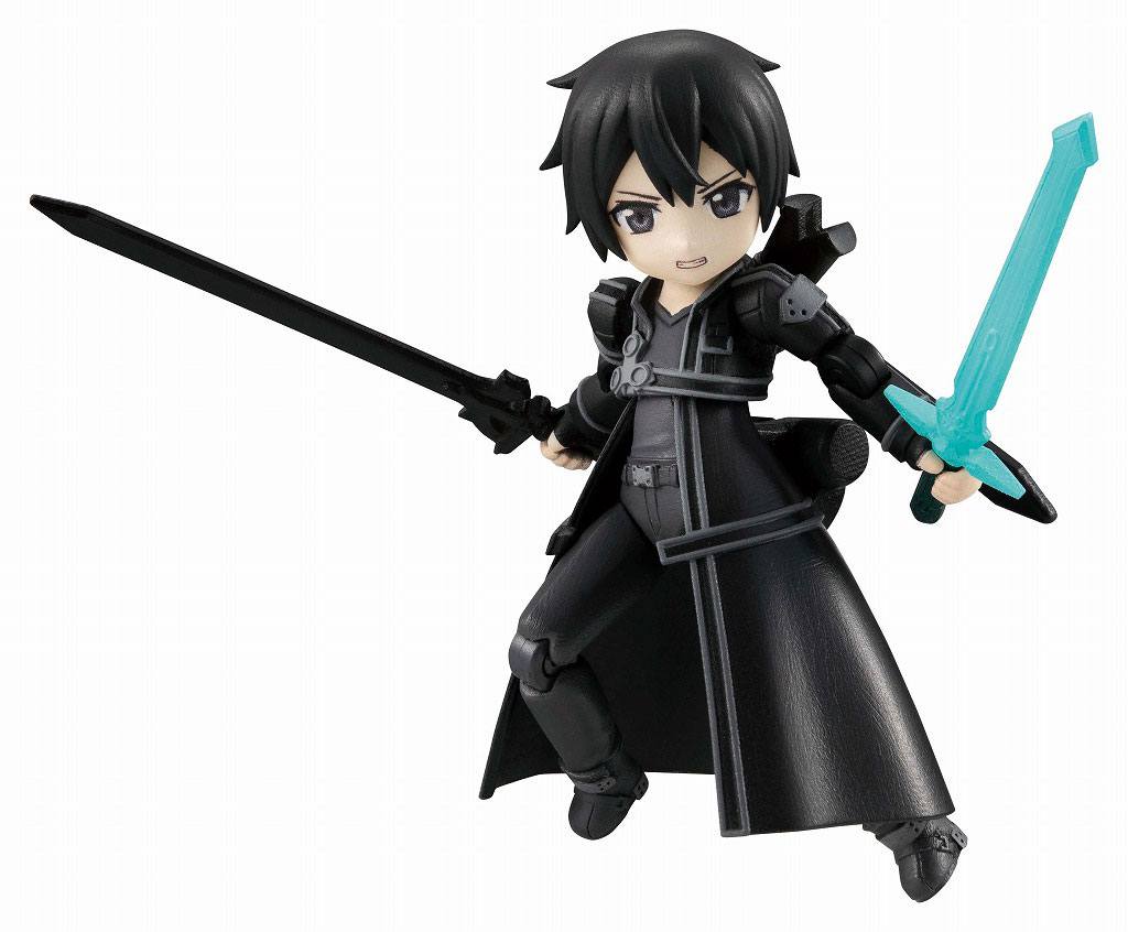 8cm Kirito with Dark Repulser and Elucidator