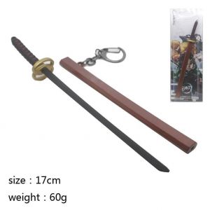 17cm Manga Sword Keyring 7