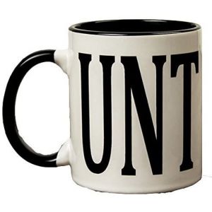 'UNT' Mug with Black Handle