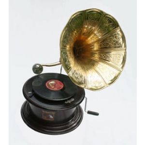 Round Gramophone
