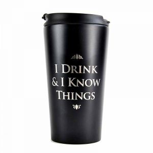 I Drink and I Know Things Travel Mug