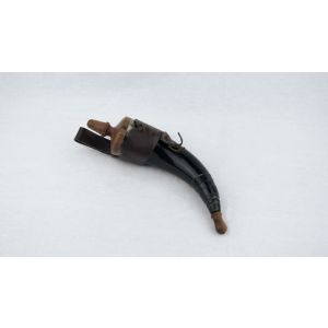 Powder Horn with Leather Belt Frog