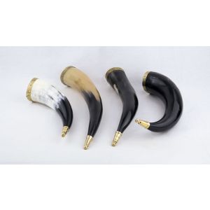 Genuine Natural Horn with Metal Fittings