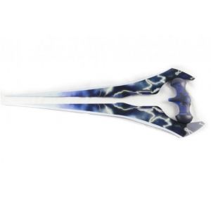 Double Bladed Fantasy Knife in Metal (Storm)