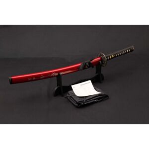 'Shogun's Red Rage' Wakisashi with 1095 Makuri Lamination