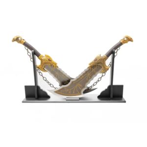 Metal Sword Pair on Plaque HM2