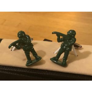 Cufflink Pair in Box Soldiers