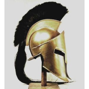 New 300 Medieval King Roman Leonidas Spartan Helmet W/ Muscle Jacket Movie Helm 