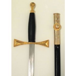  Masonic Sword with Gold Fittings