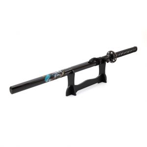 Black Katana with Samurai Warrior