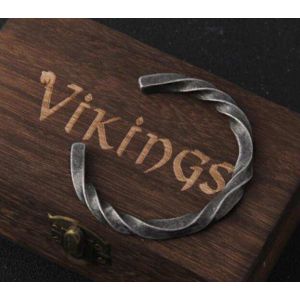Blacksmith Style Viking Bracelet in Viking Pouch