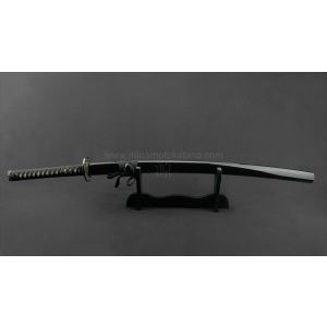 'Warriors Rage in Black' Katana in 1095 Clay Tempered