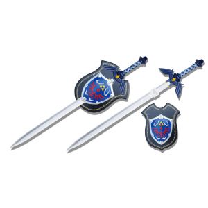 Blue Sword and Shield with Plaque