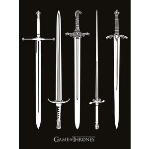 Game of Thrones Swords Canvas